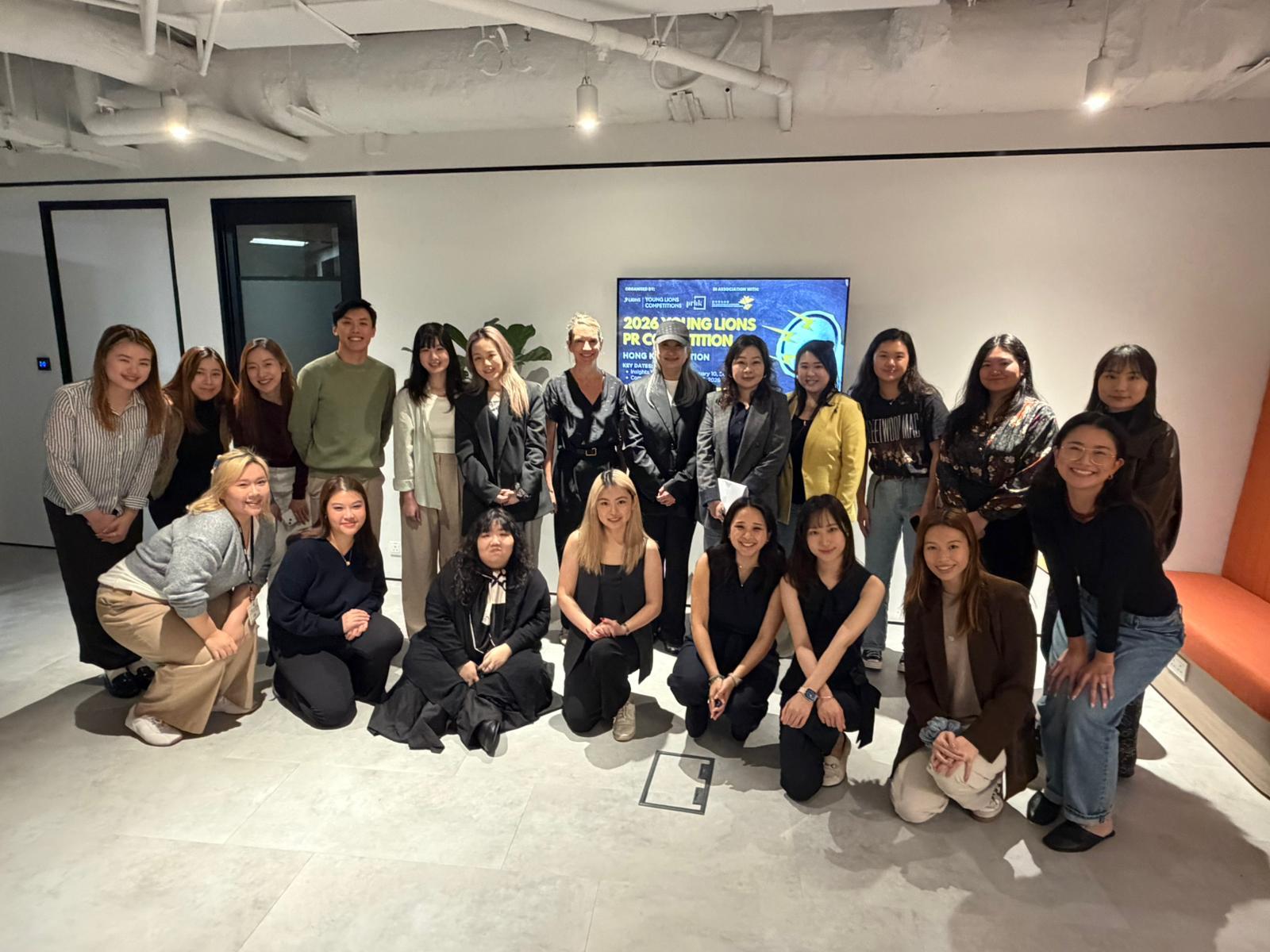 L – R Top: Lola Xie, HKBU; Annouchka Behrmann, FINN Partners; Rachel Ho, Save the Children Hong Kong; Abby Lui, Save the Children Hong Kong; Penn Leung, Creative Consulting Group Inc. Ltd.; Onie Chu, HK4As. L-R Bottom: Jasmine Chan & Charlotte Chan, TEAM LEWIS; Janet Man & Kavieng Ng, Edelman; Jerome Leung & Johanna Lee , Edelman.